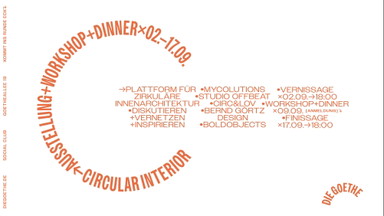 CIRCULAR INTERIOR // Austellung zu zirkulärer Innenarchitektur