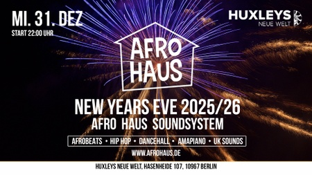 AFRO HAUS - Silvesterparty