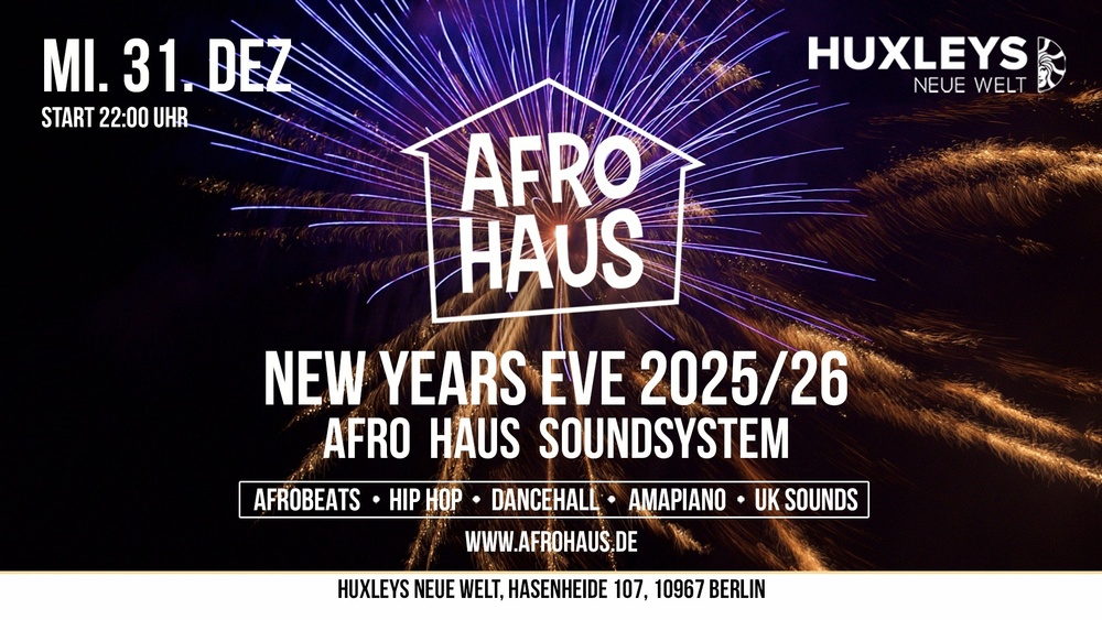 AFRO HAUS - Silvesterparty