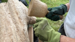 Skulpturen aus Holz in Stapelfeld