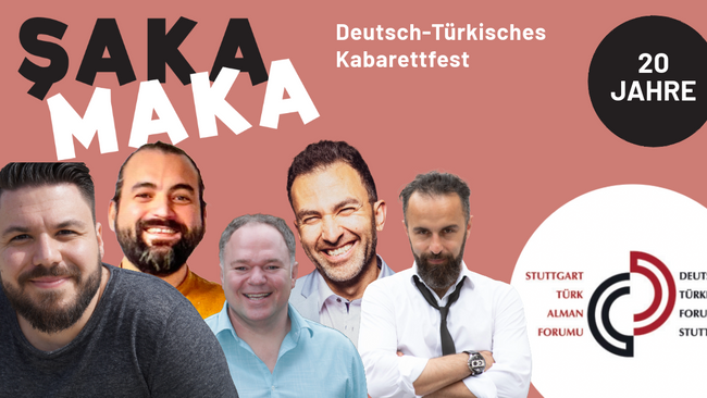 „5’i 1 Yerde“ - Comedy in türkischer Sprache mit F. Çevikkollu, S. Doğan, S. Mutlu, A. Işık ve K. Zeyrek