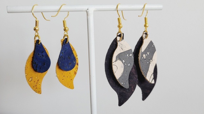 Kurs - Gestalte deine eigenen Ohrstecker aus Kork