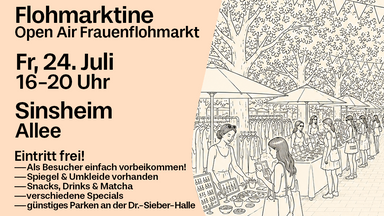 Open Air Frauenflohmarkt!😍 Fr, 24. Juli Sinsheim Allee