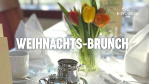 Weihnachts-Brunch im Hippodrom, festlich und stimmungsvoll