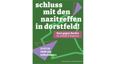 Rave gegen Rechts - DJ, Drinks & Popcorn