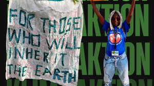 SOLIDARITÄTS-QUILT-STICKEN UND DISKUSSION MIT DER NAMIBISCHEN AKTIVISTIN INA-MARIA SHIKONGO