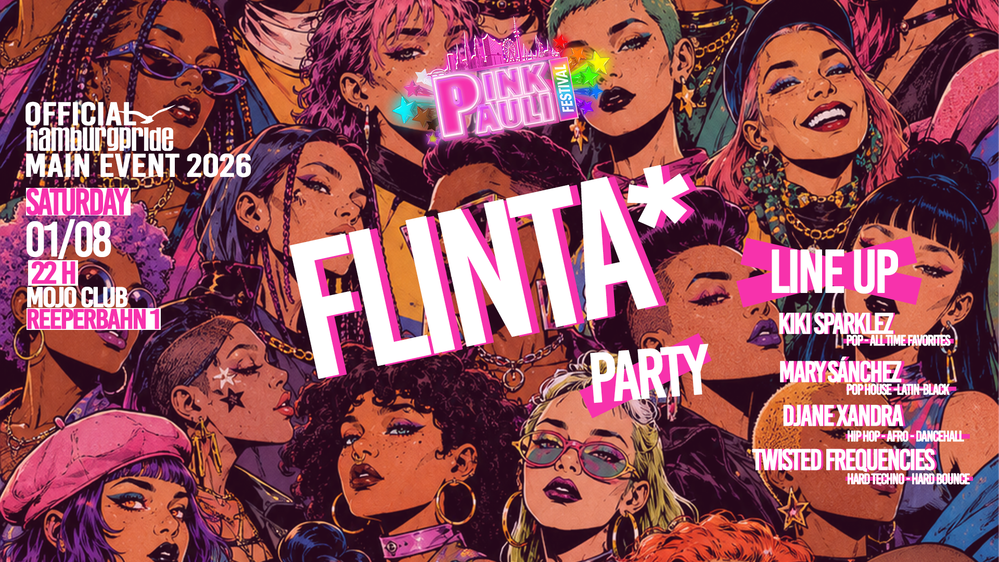 Pink Pauli Festival 2026 | Official Hamburg Pride Main Event | FLINTA* Only Floor