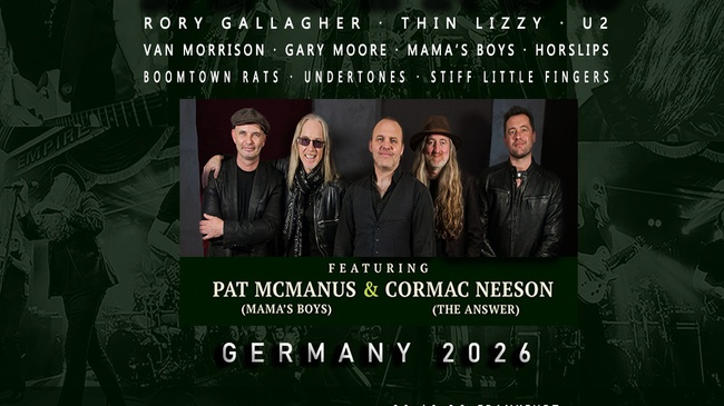 IRISH ROCK LEGENDS | European Tour 2026