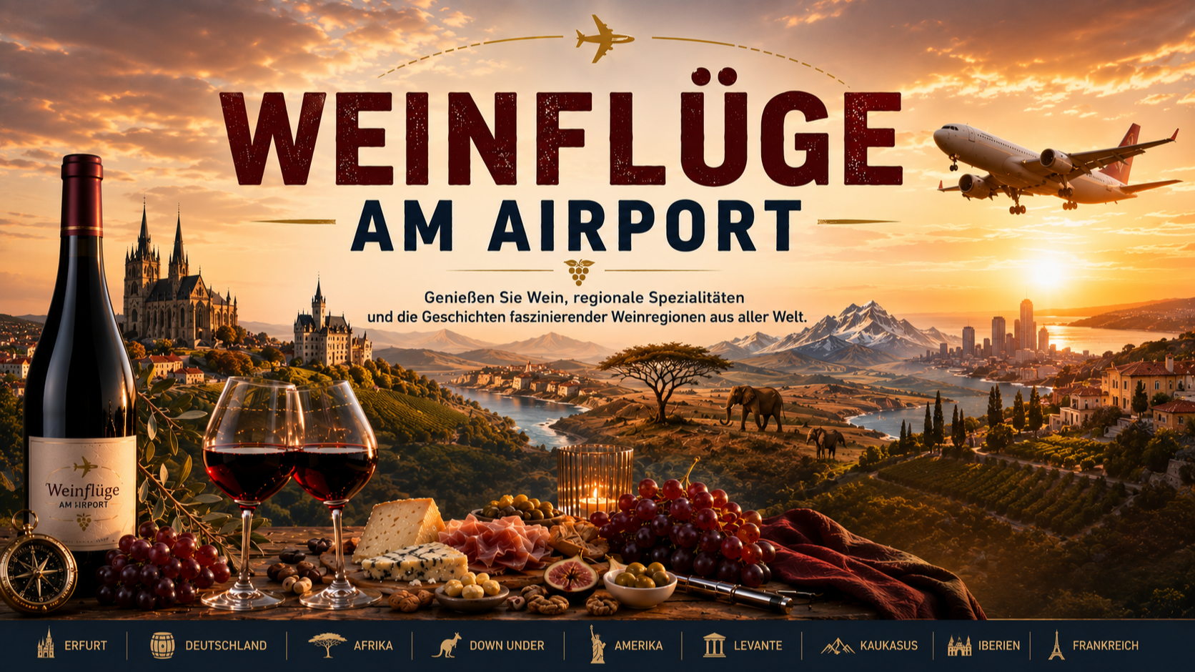 Weinflug Levante