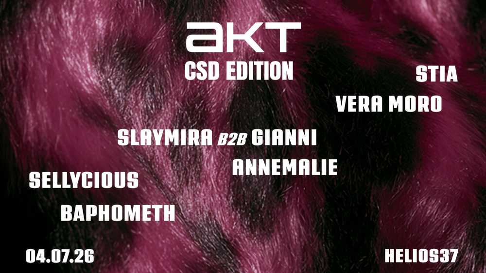akt Party – CSD Edition | 4. Juli 2026