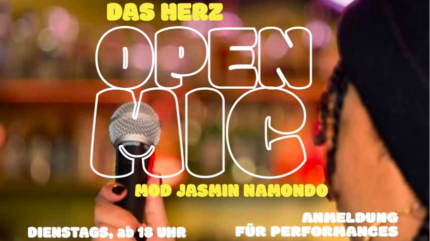 Das Herz Open Mic mit Jasmin Namondo