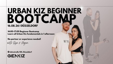 Urban Kiz Anfänger Bootcamp - moderner Paartanz im Herzen von Düsseldorf