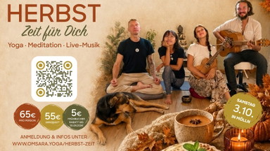 HERBST-ZEIT FÜR DICH – Yoga · Meditation · Live-Musik
