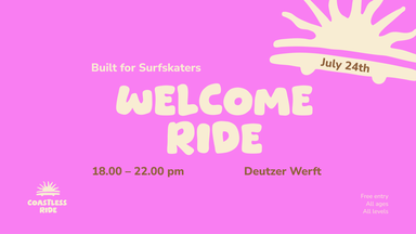 Surfskate Welcome Ride by Coastless Ride