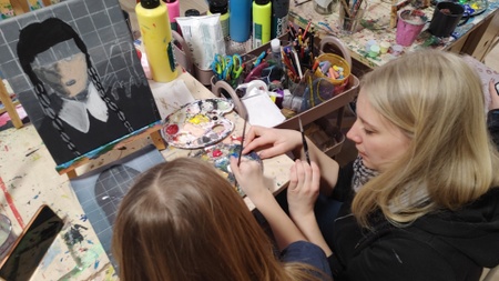 Acryl Malkurs für Friends & Family