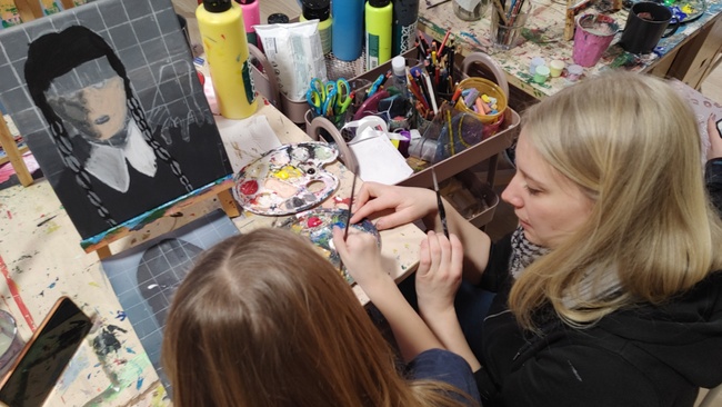 Acryl Malkurs für Friends & Family