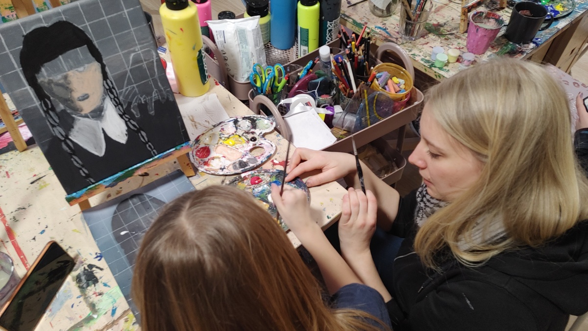 Acryl Malkurs für Friends & Family