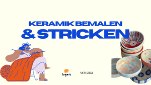 Keramik bemalen x Stricken