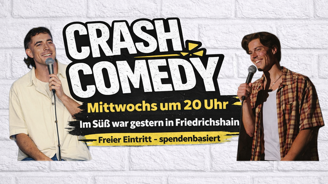 Crash Comedy - kostenlose Open-Mic Show