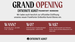 OPENING: Entkorkte Kunst | Frankfurt-Nordend – Piwi-Weintasting, Live-DJ und Brot & Butter & Focaccia