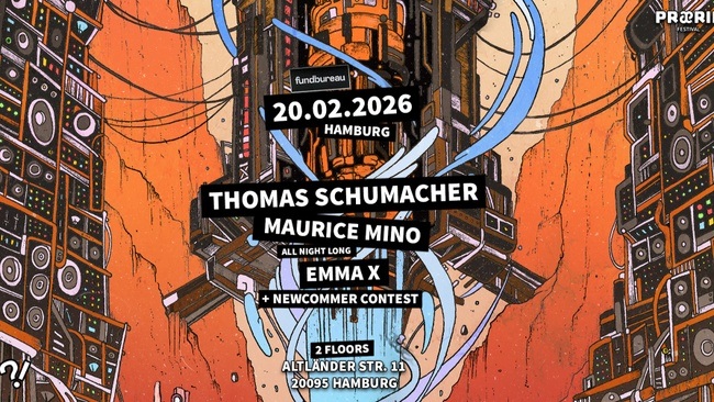 Praerie Festival mit Thomas Schumacher, Maurice Mino, Emma X