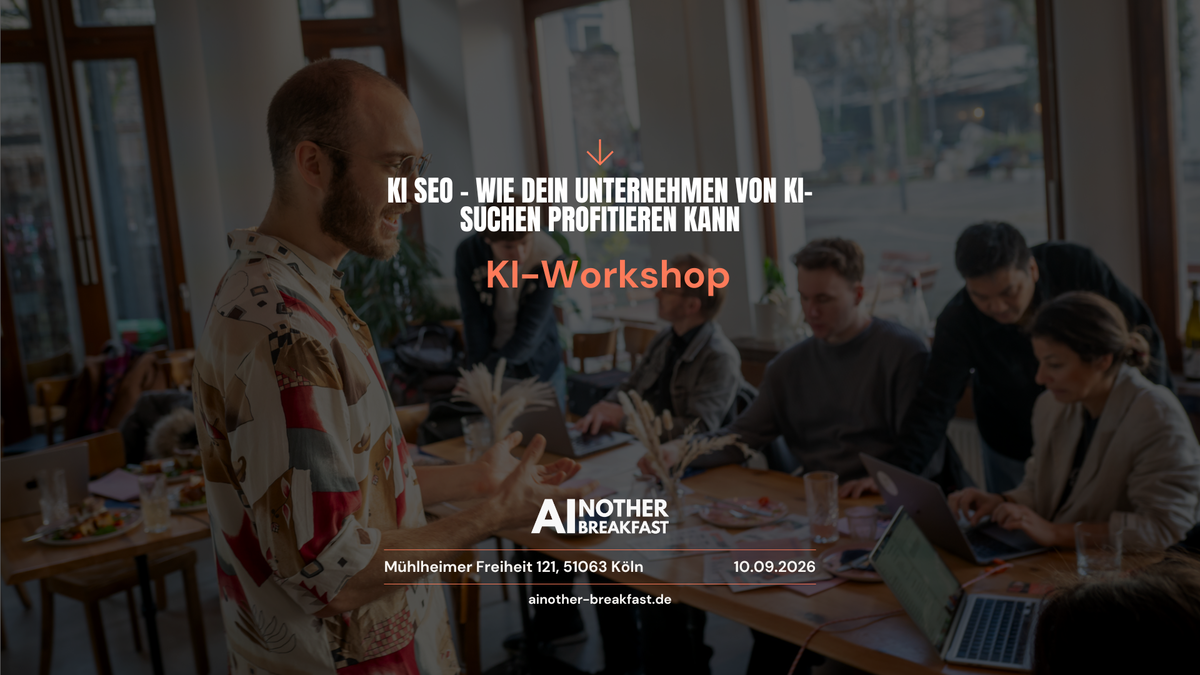KI SEO - Wie dein Unternehmen von KI-Suchen profitieren kann | KI-Workshop in Köln