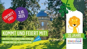 EIN FEST FÜR KINDER UND FAMILIEN IM PARK DER VILLA REITZENSTEIN
