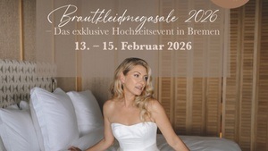 Brautkleidmegasale - Die Hochzeitsmesse an Valentinstag 2026