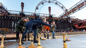 Zollverein-Eisbahn: Eisstockschießen