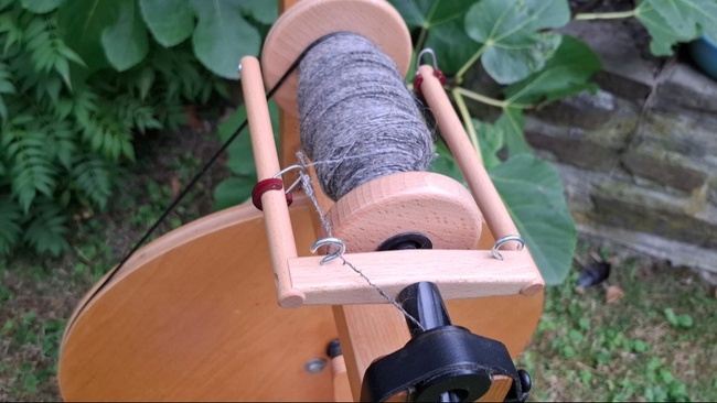 Spinnen mit dem Spinnrad