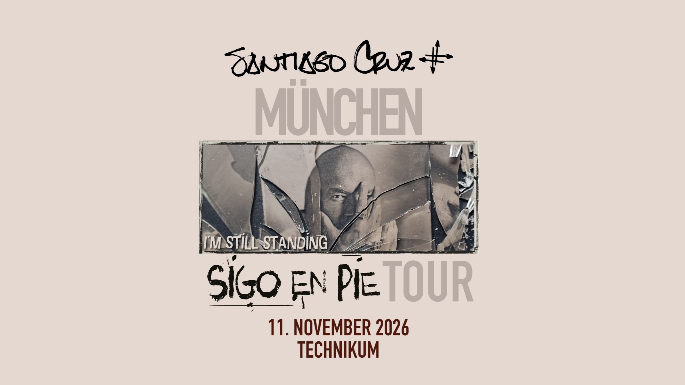 SANTIAGO CRUZ - Sigo En Pie Tour 2026