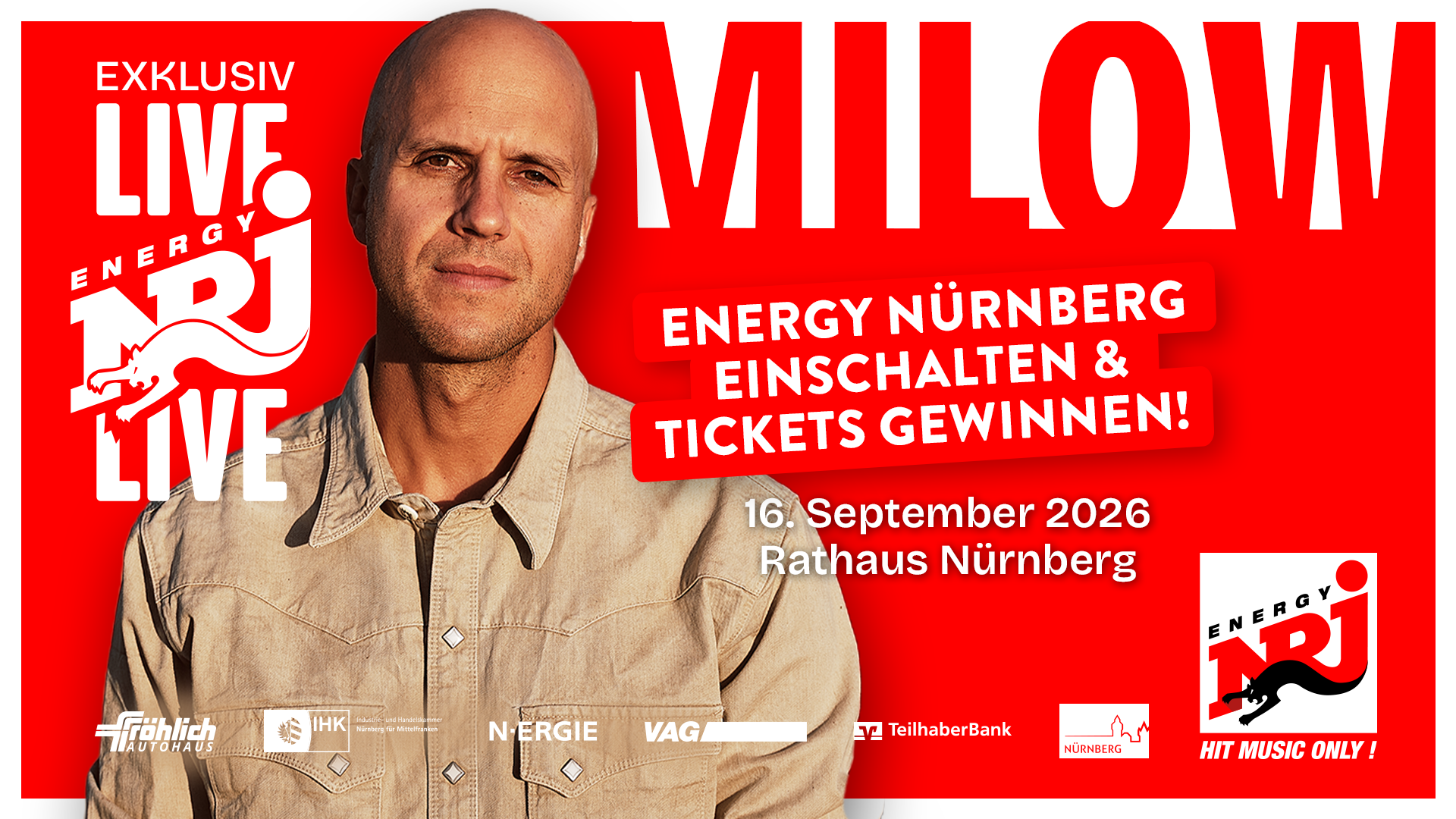 ENERGY LIVE mit Milow