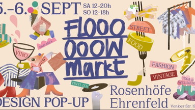 Flooowmarkt 🟣Design Pop-Up in den Rosenhöfen Ehrenfeld 🟣 Food, Drinks, Musik & Kids Area