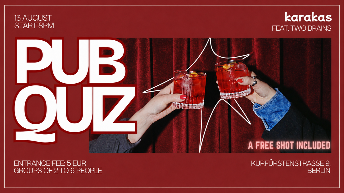 Titelbild der Veranstaltung English Pub Quiz - The Late Night Show