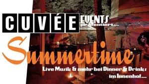 🎶 Summertime – Live-Musik & mehr bei Dinner & Drinks bei uns im Innenhof