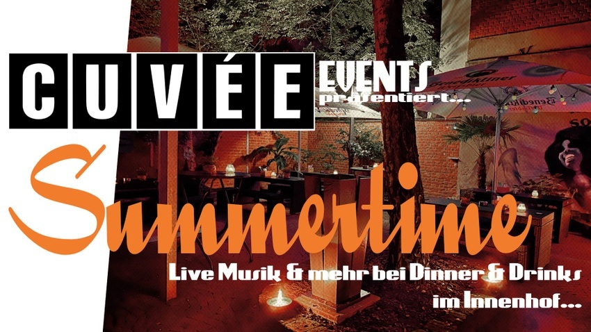 🎶 Summertime – Live-Musik & mehr bei Dinner & Drinks bei uns im Innenhof