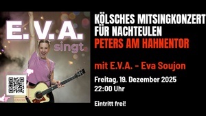 MitSingKunzät vür Naaksüüle, kostenloses Mitsingkonzert mit E.V.A.