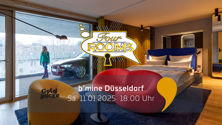 Four ROOMS – 4 Räume, 4 Künstler & 4 individuelle Erlebnisse