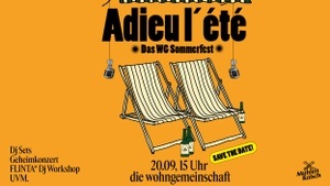 Adieu l´été - Das WG-Sommerfest