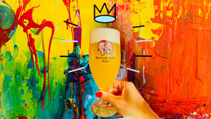 Abstract Art Painting & Craft Beer Tasting in Delirium Cafe Köln