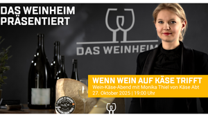 Wein-Käseverkostung mit Käse Abt im DAS WEINHEIM