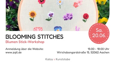 Blooming Stitches - Stickworkshop