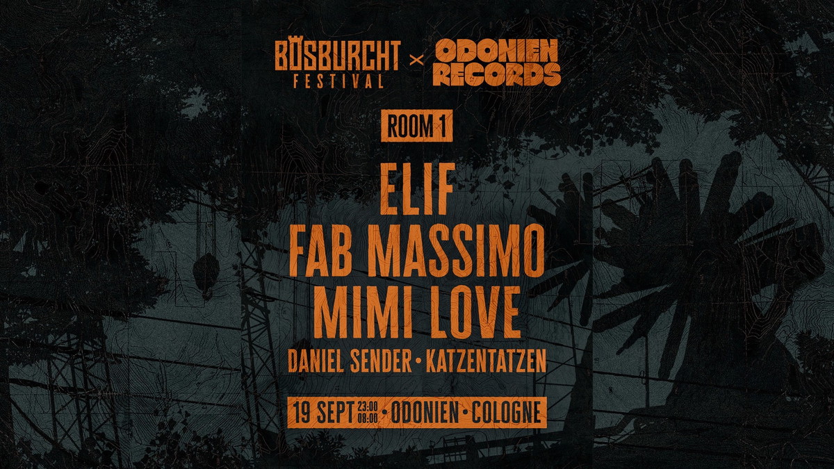 Titelbild der Veranstaltung Odonien Records x Bosburcht Festival