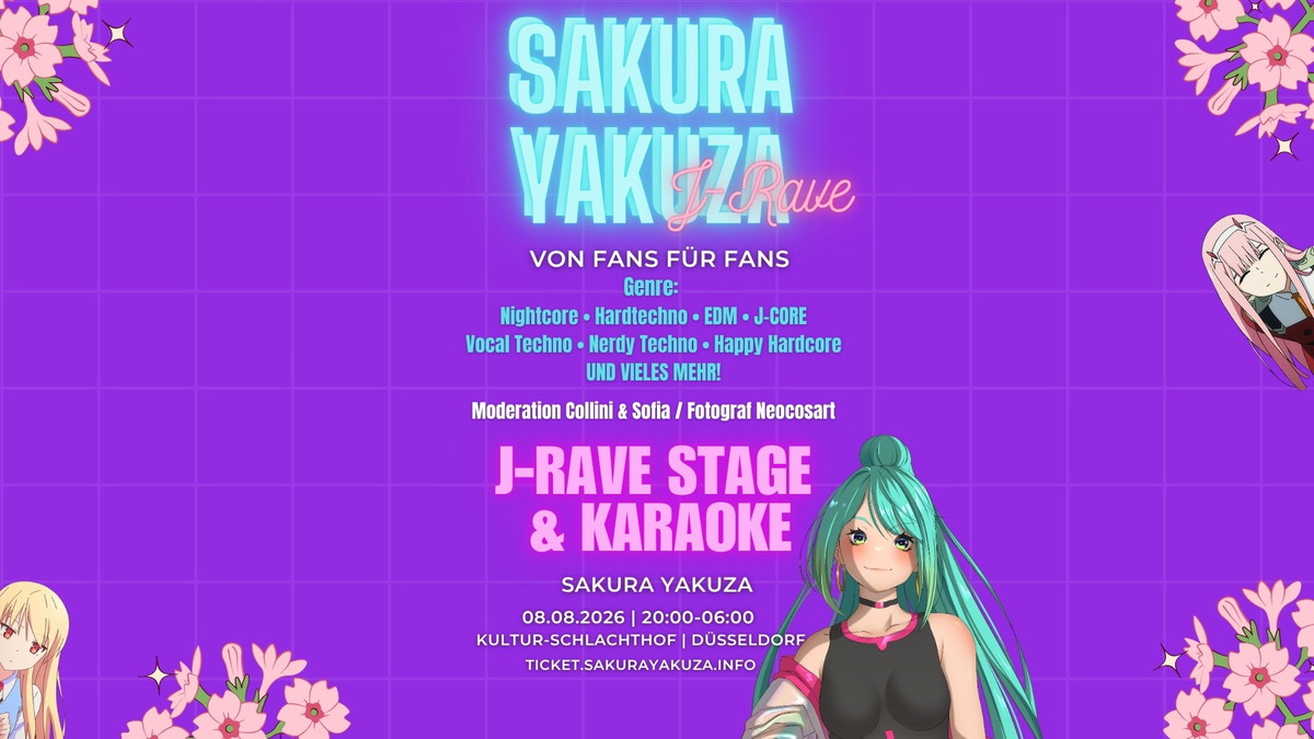 Titelbild der Veranstaltung SakuraYakuza - J-Rave