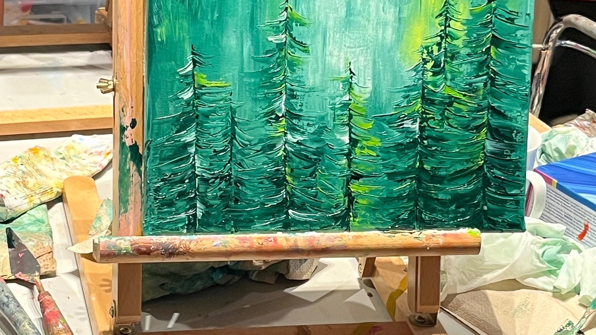 Ölmalerei Abstrakt Kunst Workshop Hamburg, Retreat