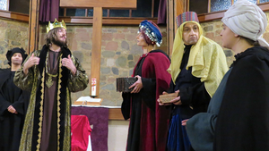 COMEDI VON DER FREUDENREICHEN GEBURT JESU CHRISTI. Weihnachtsinszenierung der Germanistik-Theatergruppe