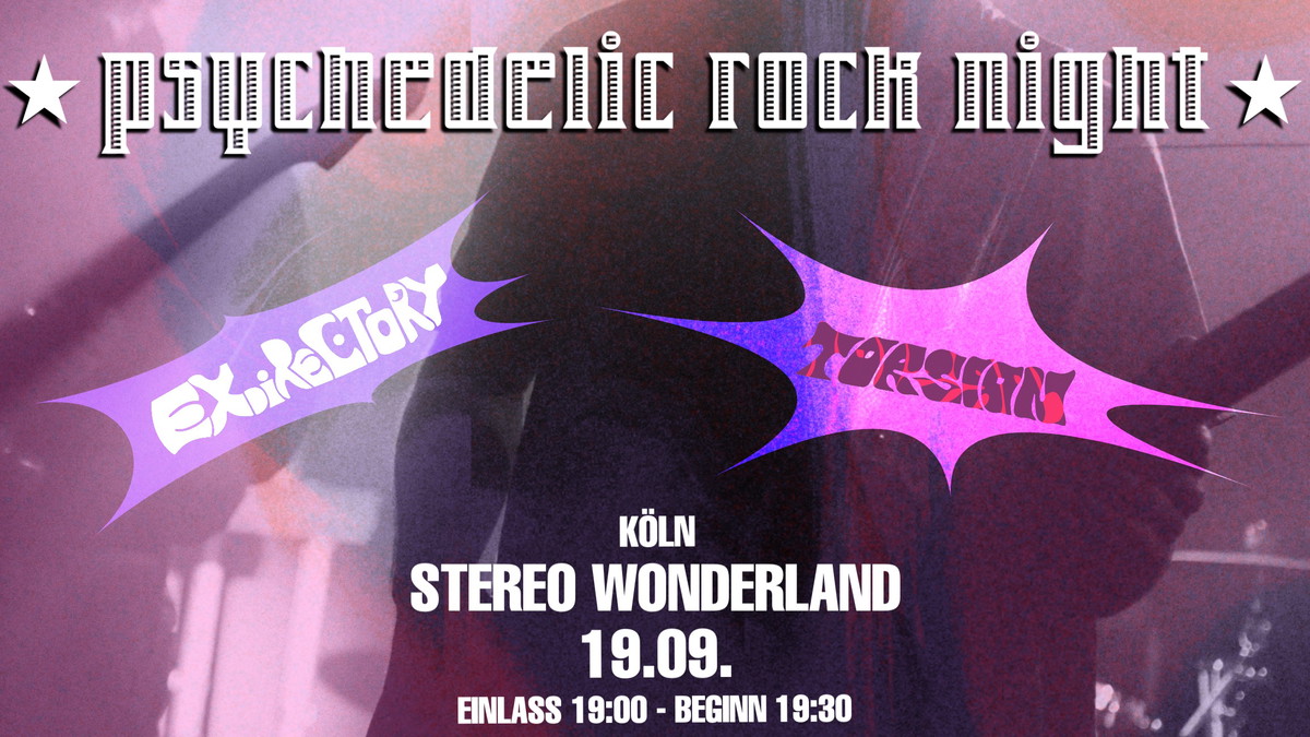 Psychedelic Rock Night | Exdirectory & Torsion