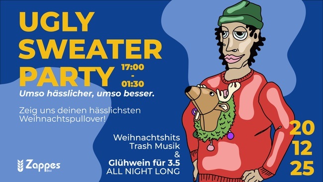 UGLY Sweater Party in der Zappes Zentrale