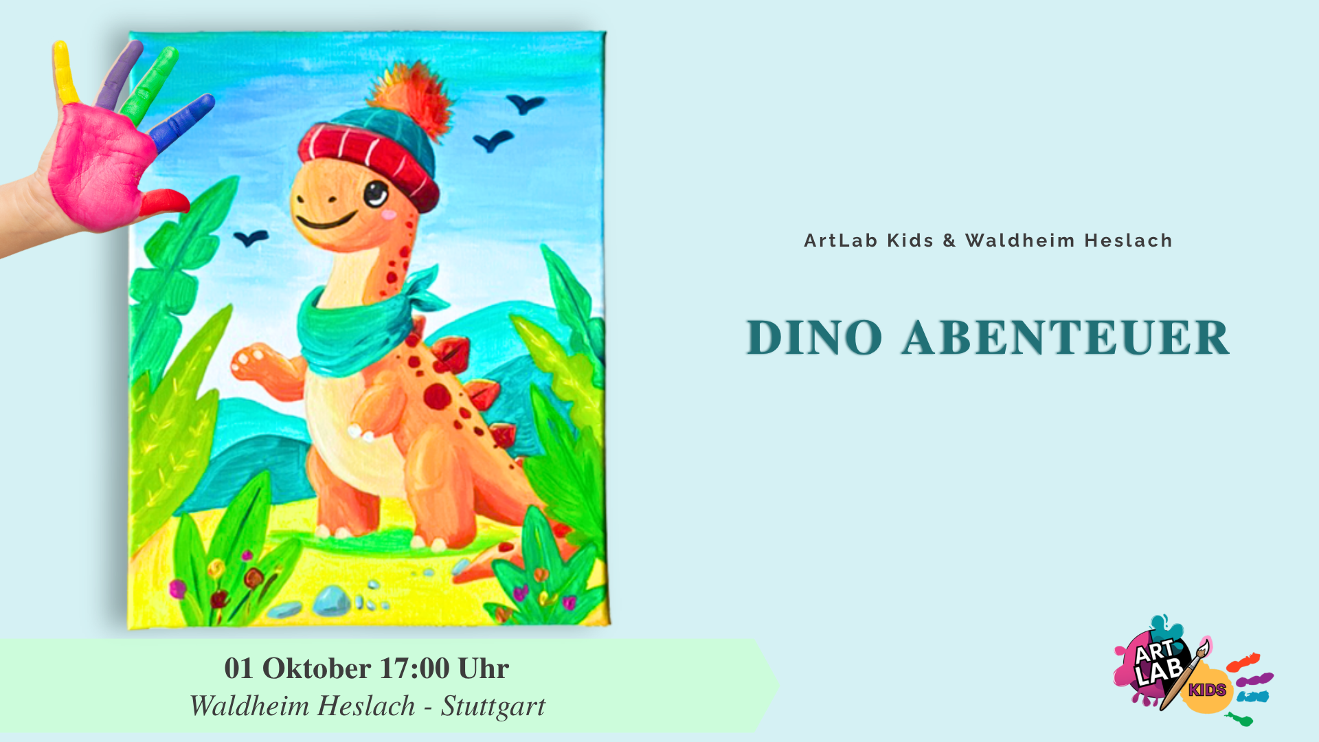 ArtLab Kids & Waldheim Heslach - Dino Abenteuer