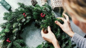 Create & Yap – Adventskranz oder Türkranz basteln 🎄